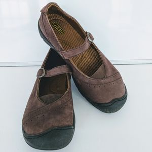 Keen Brown Suede Loafer Size 10